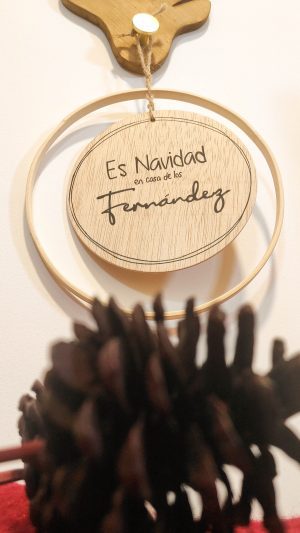 Placa "Es Navidad"