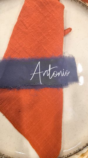 marcasitios de tela personalizado